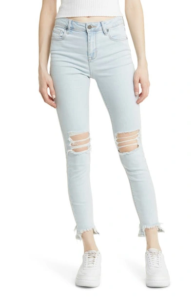 Hidden Jeans Clean Classic Skinny Jeans In Super Light Wash