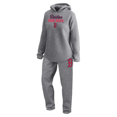 Fanatics Branded  Gray Boston Red Sox Legacy Pullover Sweatshirt & Sweatpants Set