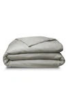 Sijo 400 Thread Count Crispcool Organic Cotton Percale Duvet Cover In Dove