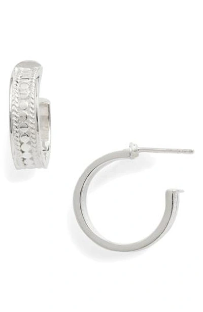 Anna Beck Hoop Earrings In Silver