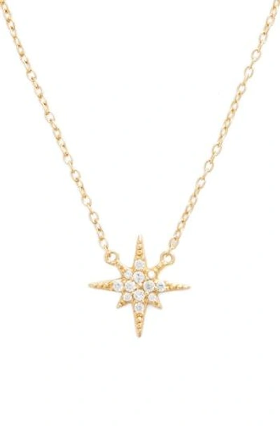 Argento Vivo North Star Pendant Necklace In Gold