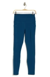 90 Degree By Reflex Polarflex Fleece Lined Leggings In Poseidon