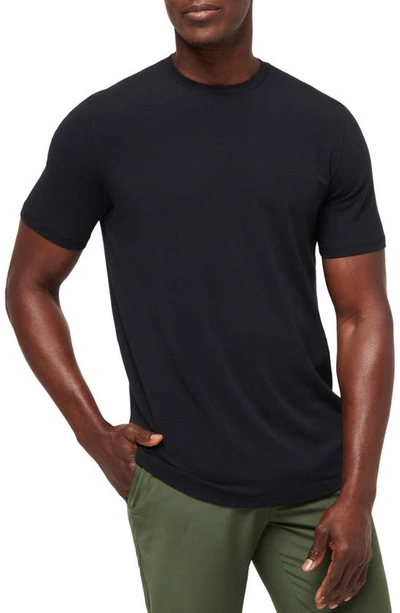 Travis Mathew Cloud Crewneck T-shirt In Black