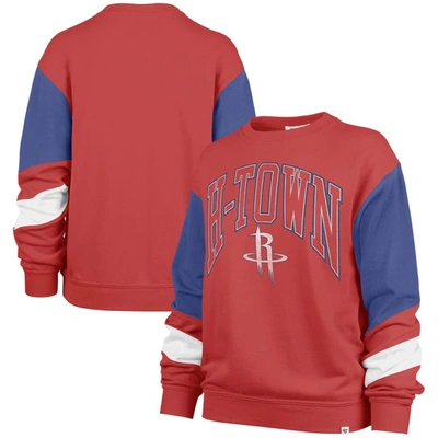 47 ' Red Houston Rockets 2023/24 City Edition Nova Crew Pullover Sweatshirt
