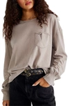 Free People Fade Into You Knit Top In Etherea