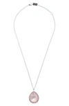 Ippolita 'wonderland' Large Teardrop Pendant Necklace (nordstrom Exclusive) In Rose