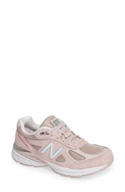 New Balance 990 Sneaker In Faded Rose