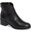 Frye Claire Leather Booties In Black