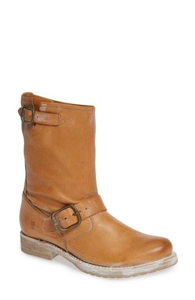Frye 'veronica Short' Slouchy Boot In Tan Leather