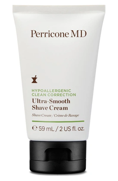 Perricone Md Hypoallergenic Clean Correction Ultra-smooth Shave Cream, 6 oz In White