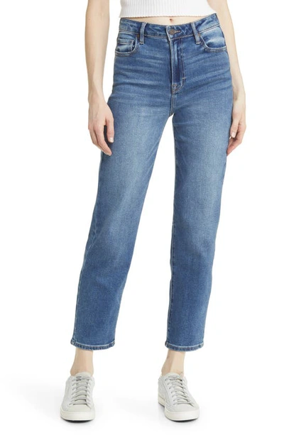 Hidden Jeans Tracey High Waist Straight Leg Jeans In Medium Dark Wash
