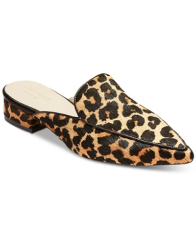 Cole haan piper leopard store print calf hair mules