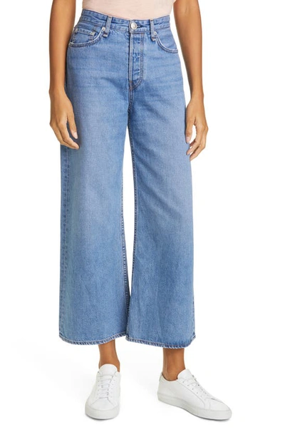 Rag & Bone Nina Cropped Frayed High-rise Slim-leg Jeans In Derby