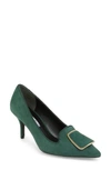Charles David Women's Aramina Pointed Toe High-heel Pumps In Hunter Green Suede