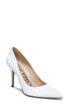 Sam Edelman Margie Pump In Bright White Patent Leather