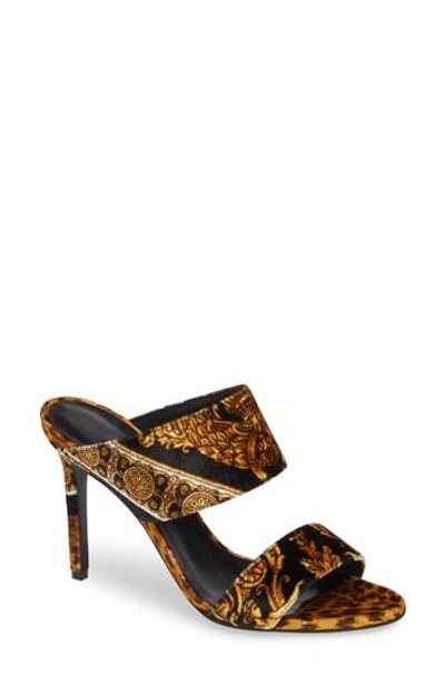 Versace Barocco Sandal In Gold
