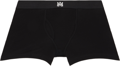 Amiri Men's Ma Logo Boxer Briefs In Black