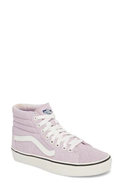Vans 'sk8-hi' Sneaker In Bleached Apricot/ True White