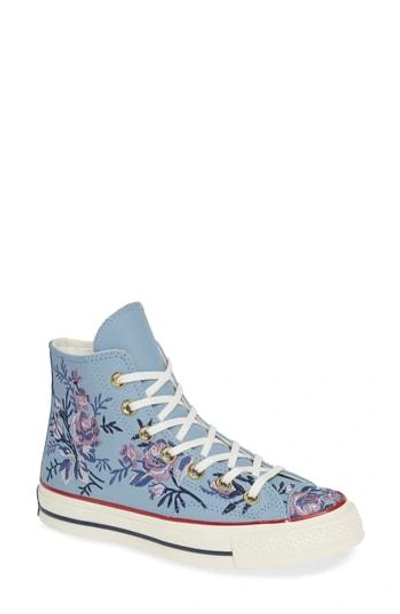 Converse Chuck Taylor All Star Parkway Floral 70 High Top Sneaker In Washed  Denim Leather | ModeSens