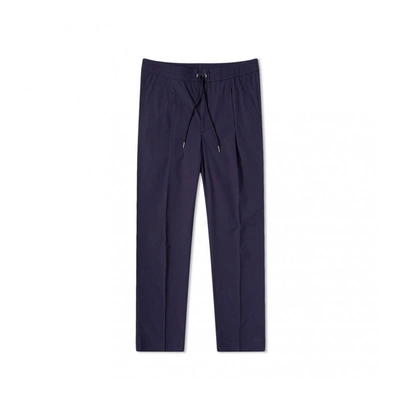 Moncler Cotton Pants In Blue