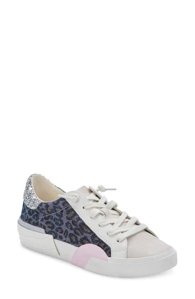 Dolce Vita Zina Sneaker In Leopard Splash Fabric