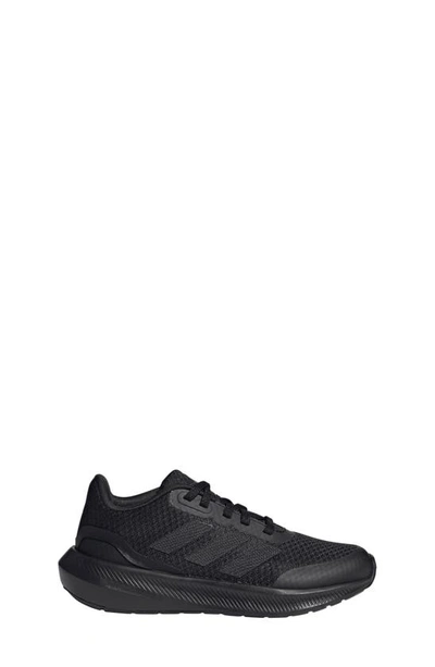 Adidas Originals Kids' Runfalcon 3 Running Shoe In Black/ Black/ Black