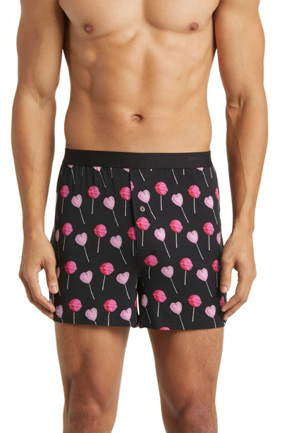 Meundies Knit Boxers In Sucker For You