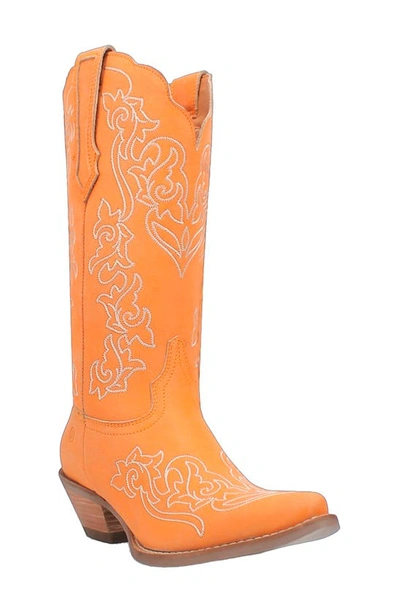 Dingo Flirty N' Fun Western Boot In Orange