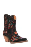 Dingo Sugar Bug Embroidered Western Boot In Black