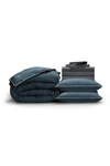 Pg Goods Soft & Smooth Down-alternative Perfect Bedding Bundle In Charcoal