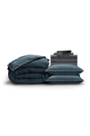 Pg Goods Pillow Guy Soft & Smooth Down-alternative Perfect Bedding Bundle In Charcoal
