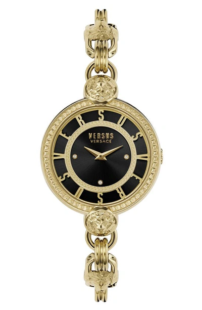 Versus Les Docks Bracelet Watch, 36mm In Ip Yellow Gold