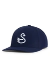 Swannies Swan Delta Waterproof Baseball Cap In Blue