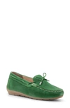 Ara Amarillo Leather Driving Shoe In Grass