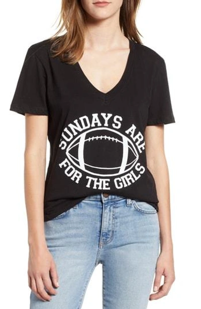 Prince Peter Sundays Are For The Girls Tee In Black
