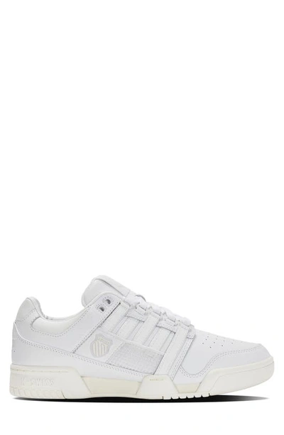 K-swiss Gstadd Gold Sneaker In White/ Snow White