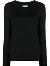 Moncler Contrast Back Sweater - Black