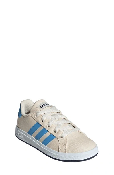 Adidas Originals Kids' Grand Court 2.0 Sneaker In White/ Blue/ Navy