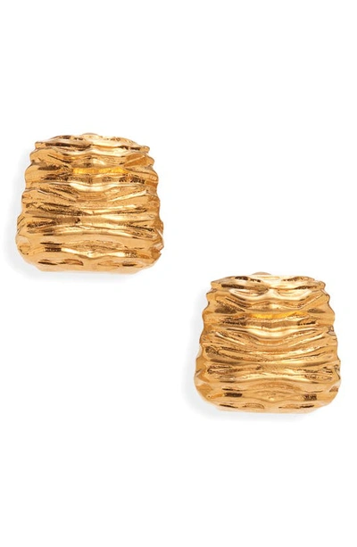 Tom Ford Moon Clip-on Earrings In Gold