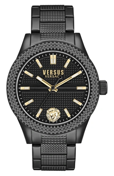 Versus Versace Bayside Bracelet Watch, 38mm In Ip Black