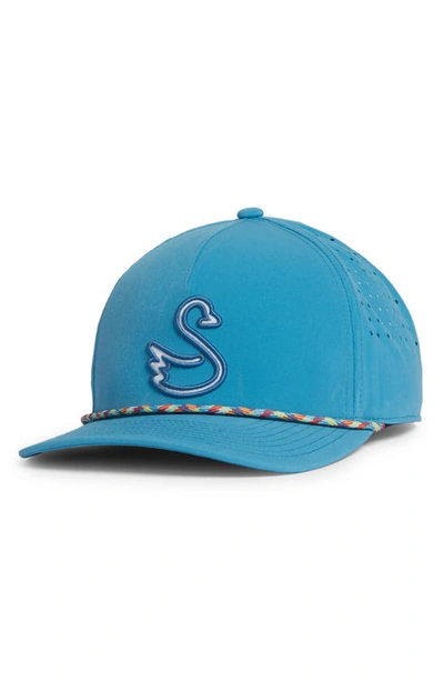 Swannies Holman Ventilated Snapback Baseball Cap In Blue