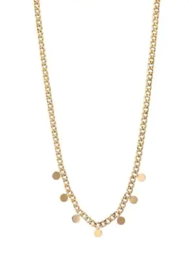 Zoë Chicco 14k Yellow Gold Discs Choker Necklace