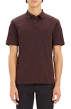 Theory Standard Tipped Regular Fit Polo Shirt In River