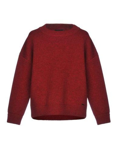 Dsquared2 Sweaters In Maroon