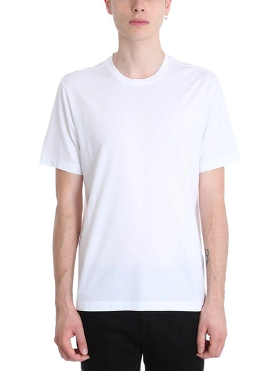 Z Zegna White Cotton T-shirt