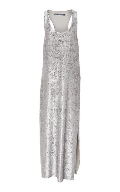 Zeynep Arcay Sequin Tank Dress In Metallic