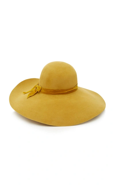 Yestadt Millinery Goldy Wide-brim Felt Hat