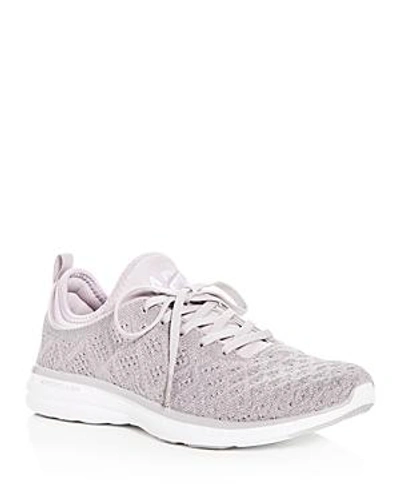 Apl Athletic Propulsion Labs Women's Phantom Techloom Knit Lace Up Sneakers In Rose Dust