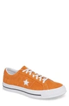 Converse One Star Low Top Sneaker In Bold Mandarin Orange