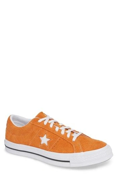 Converse One Star Low Top Sneaker In Bold Mandarin Orange
